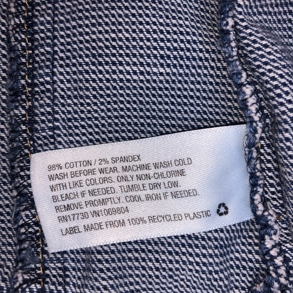 Cat & Jack 0-3 months Denim Jacket Blue Jean Jacket spandex and cotton - Picture 4 of 14